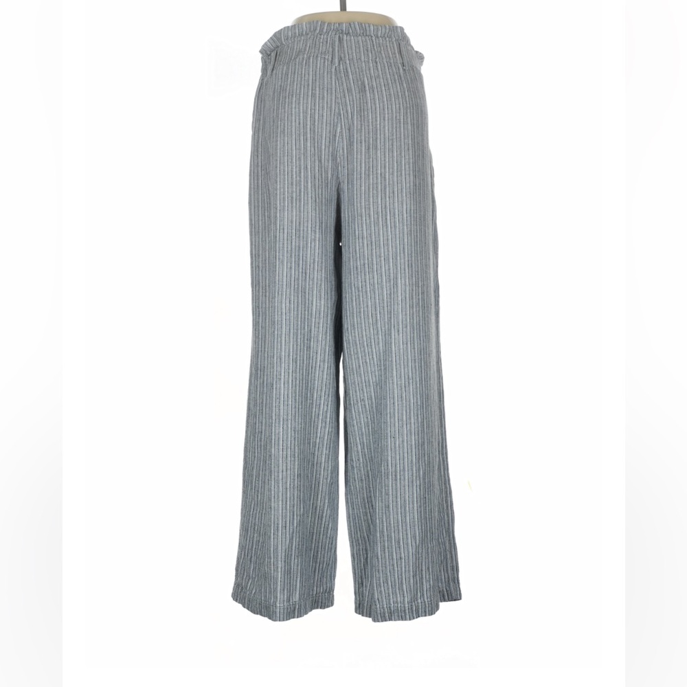 Banana Republic Pinstripe Wide-Leg Pants